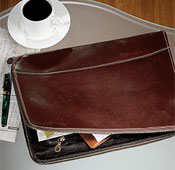 Leather Briefolio®, by Levenger